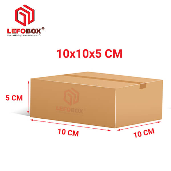 Hộp carton 10x10x5 lpm 1