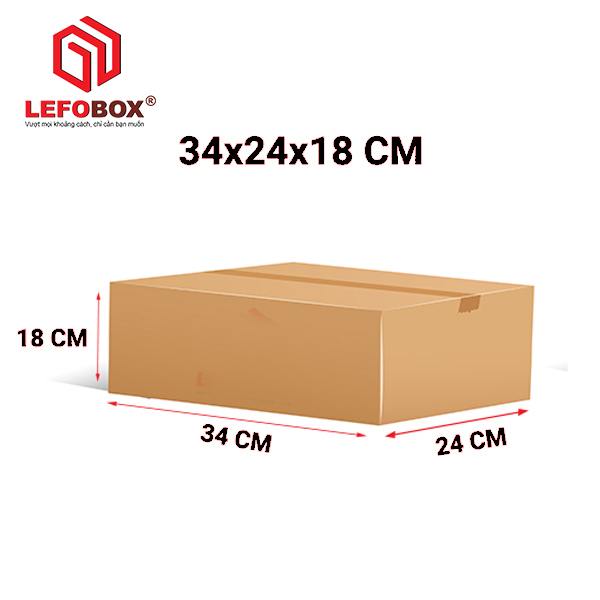 Hộp carton 35x24x18 cm