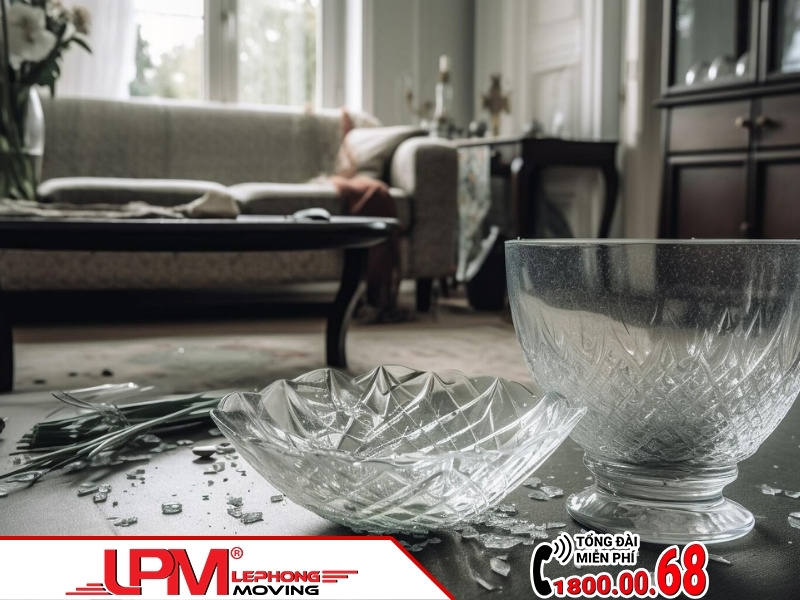 Tránh làm rơi vỡ đồ đạc khi chuyển về nhà mới
