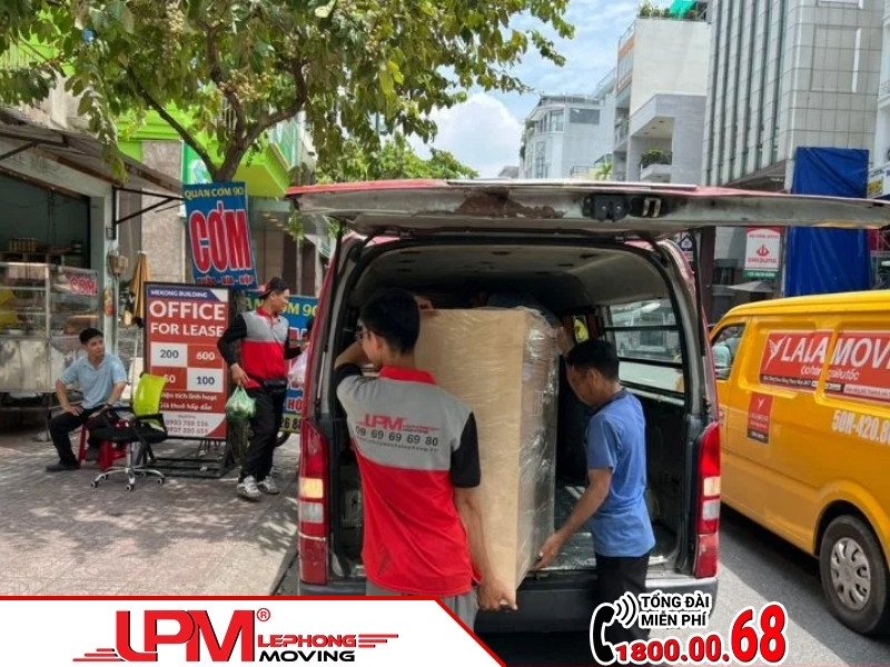 Quy trình 5 bước cho thuê xe tải nhỏ chở hàng tại LephongMoving