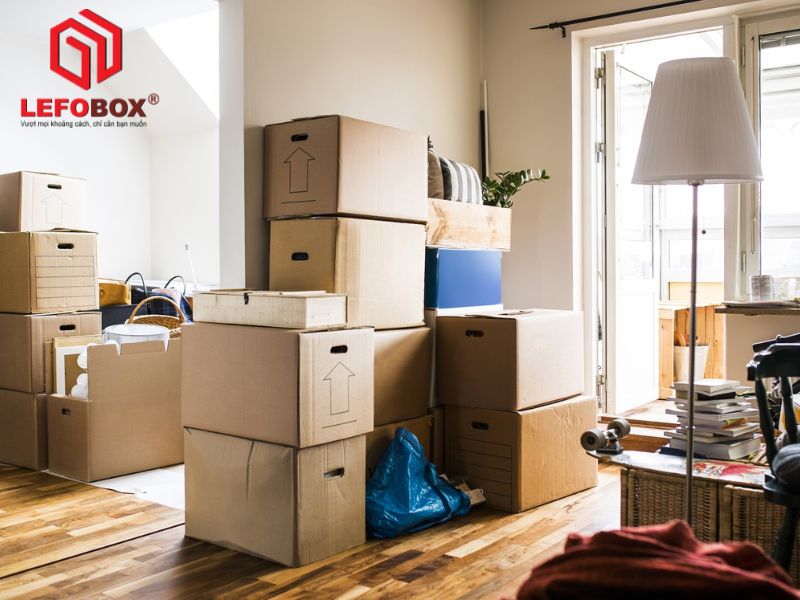 Thùng carton 60x40x40 cm 3 lớp giúp đóng gói đồ đạc, hàng hóa chuyển nhà, văn phòng hiệu quả