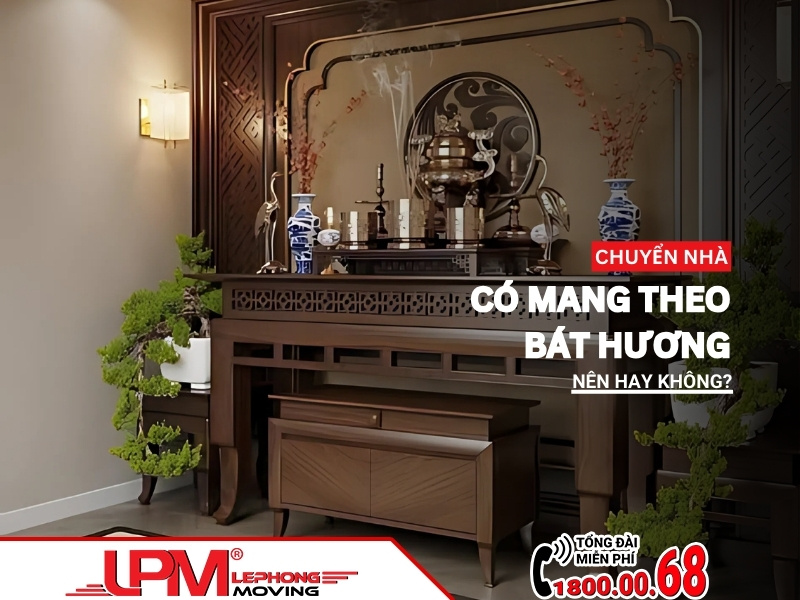 chuyển nhà có mang theo bát hương