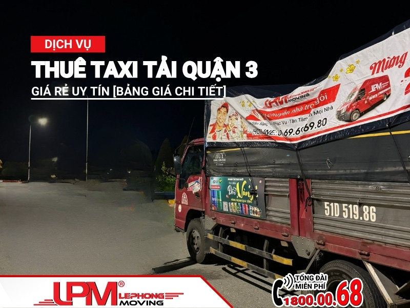 taxi tải quận 3