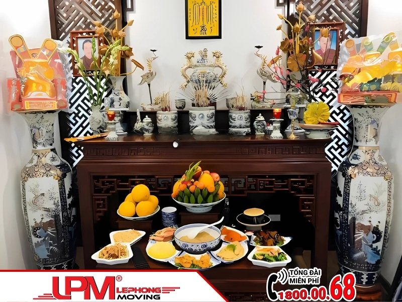 Mâm cúng chuyển bàn thờ cần chuẩn bị những gì?