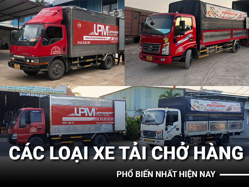 Các loại xe tải chở hàng