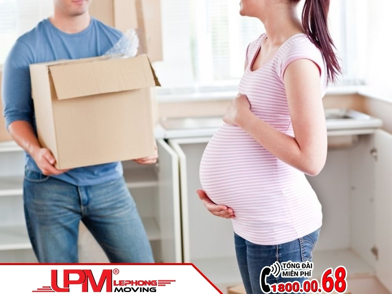 Chuyển nhà khi mang thai nên cẩn thận hết mức có thể