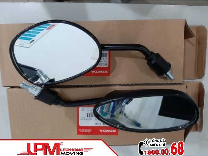 Tháo rời và đóng gói riêng các bộ phận nhạy cảm, dễ vỡ như gương chiếu hậu