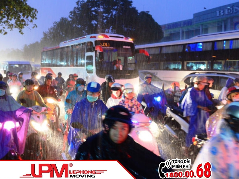 Thường kẹt xe, làm quá trình chuyển nhà bị chậm trễ
