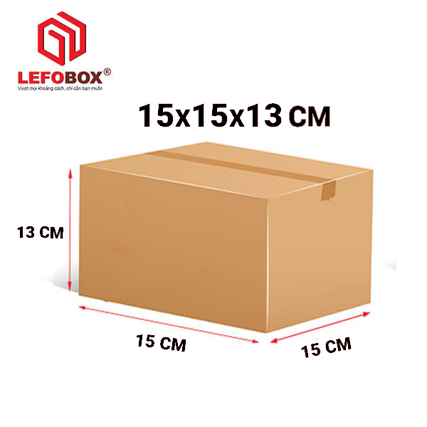 Hộp carton 15x15x13 cm