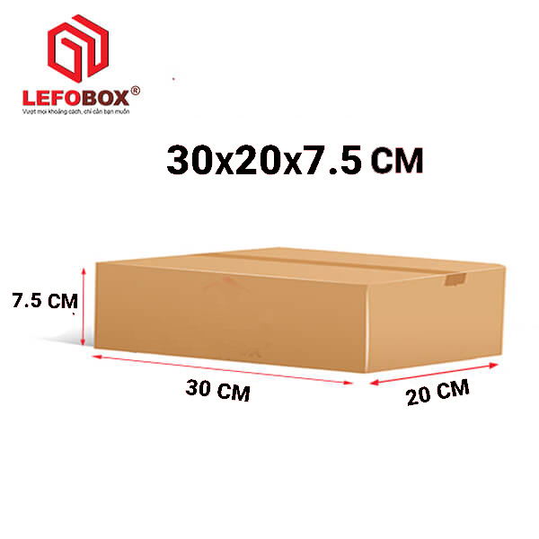 Hộp carton 30x20x7.5 cm