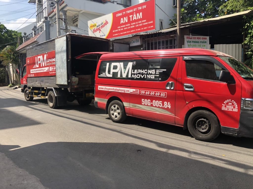 Dịch vụ cho thuê xe tải chở hàng LephongMoving