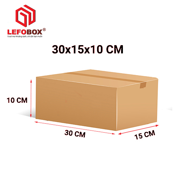 Hộp carton 30x15x10 cm
