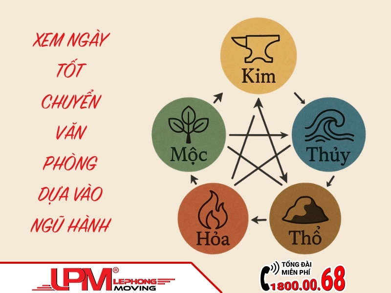 Xem ngày tốt chuyển văn phòng tháng 8 dựa trên ngũ hành