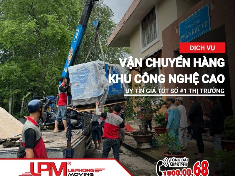 vận chuyển hàng khu công nghệ cao