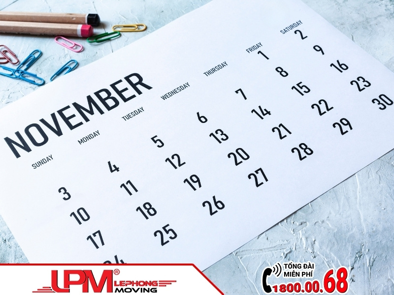 Những lưu ý khi chuyển nhà tháng 11 năm 2025