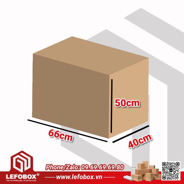 Thùng carton chuyển nhà  5 lớp 65x40x50