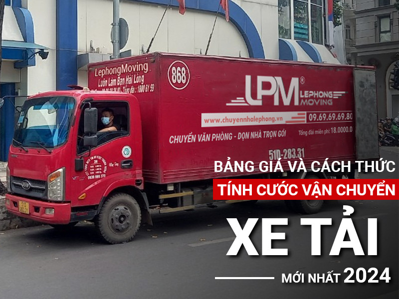 Cách tính cước vận chuyển xe tải