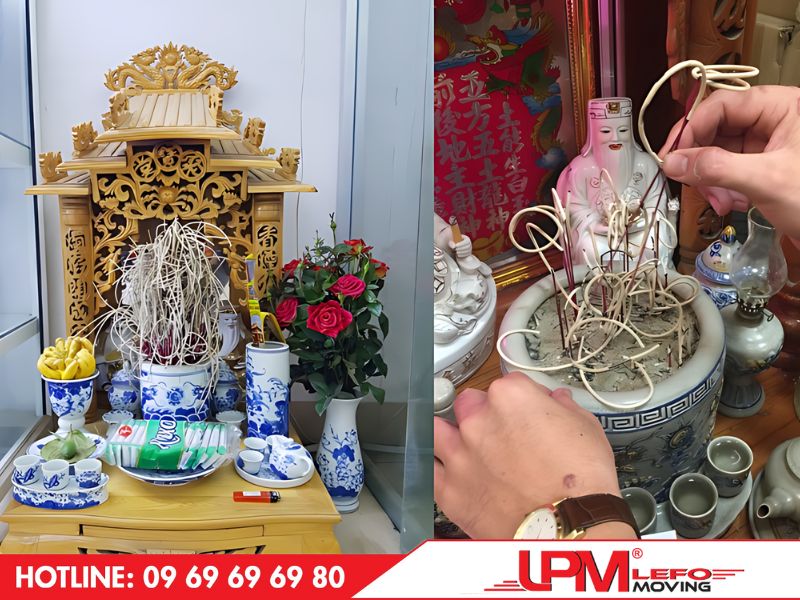 Thủ tục bốc bát hương về nhà mới