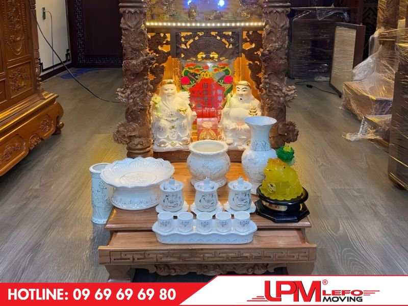 Thủ tục chuyển bàn thờ thần tài thổ địa về nhà mới