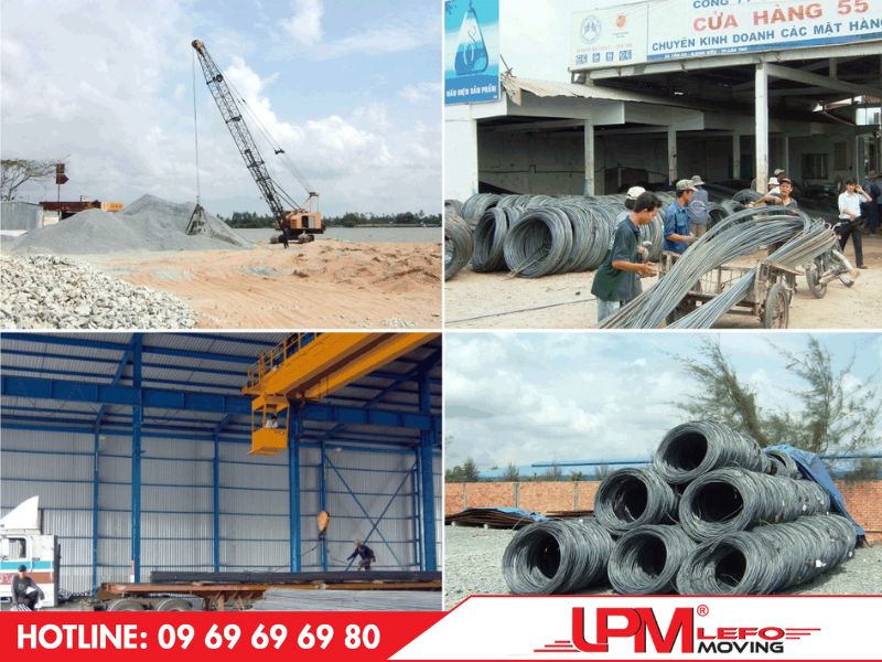 VLXD cũng là một trong những mặt hàng thường vận chuyển của chành xe
