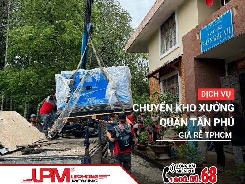 chuyển kho xưởng quận Tân Phú
