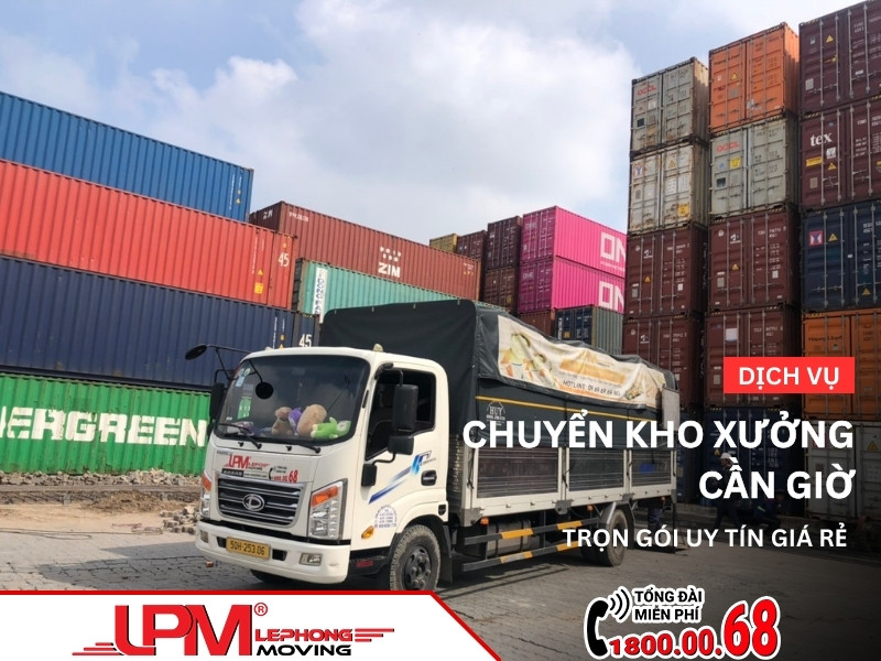 Chuyển kho xưởng Cần Giờ