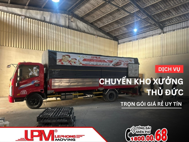 Chuyển kho xưởng Thủ Đức