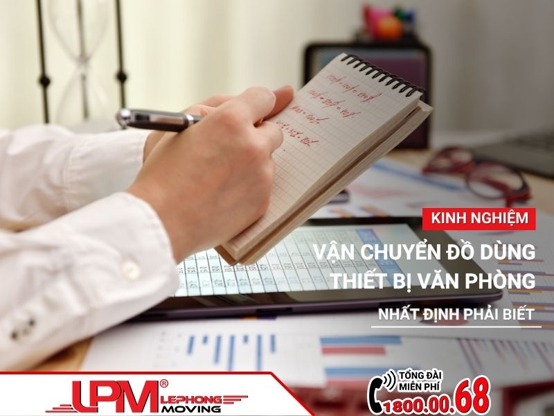 Kinh nghiệm vận chuyển đồ dùng và thiết bị văn phòng