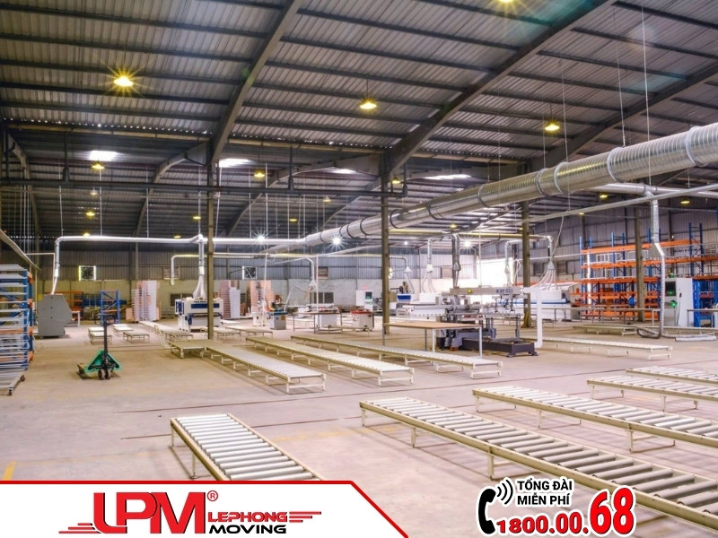 Quy trình chuyển kho xưởng LephongMoving chuyên nghiệp, đáp ứng tiến độ nhanh nhẹn, kịp thời