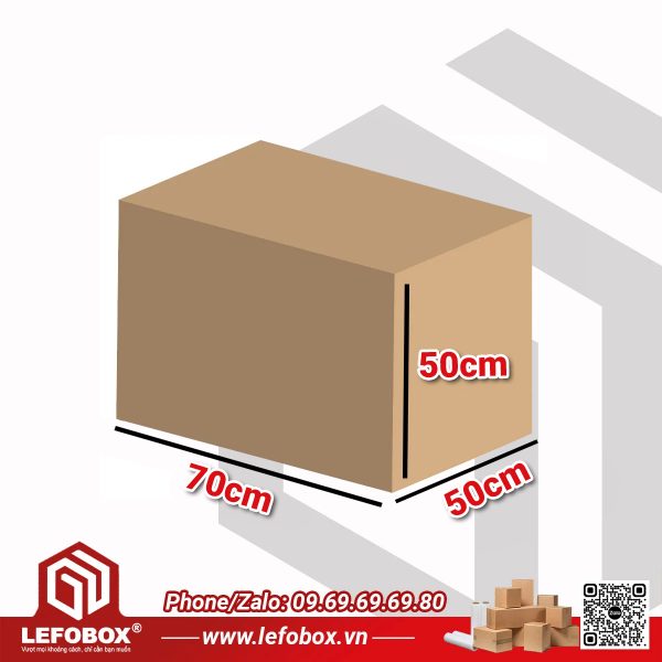 Thùng carton chuyển nhà 5 lớp 70x50x50