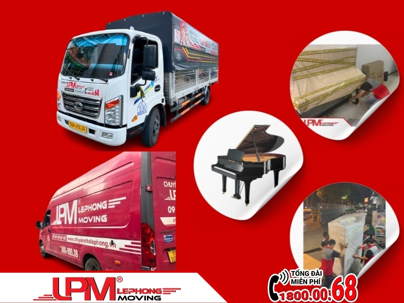 Dịch vụ vận chuyển đàn Piano Grand uy tín, chuyên nghiệp - LephongMoving