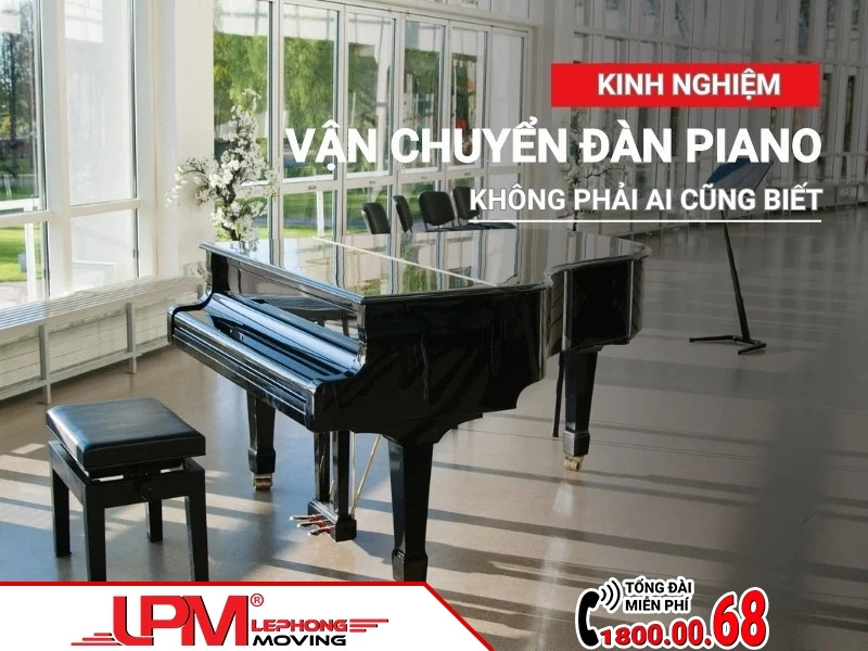 Kinh nghiệm vận chuyển đàn piano