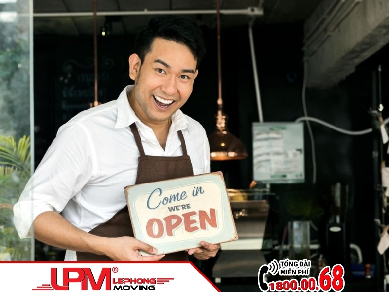 Doanh nghiệp gửi gắm mong muốn công việc kinh doanh thuận lợi trong ngày khai trương