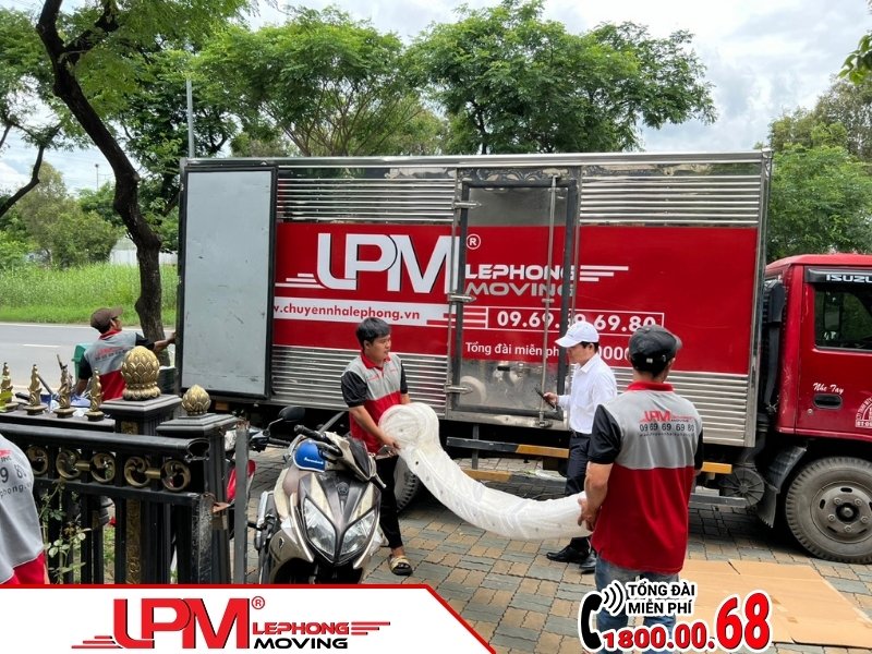 Quy trình chuyển kho xưởng Bình Phước tại LephongMoving