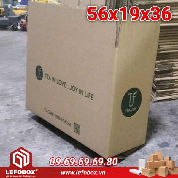 Thùng Carton 5 lớp cũ 56x19x36