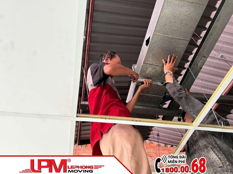 Dịch vụ tháo lắp máy lạnh giá rẻ LephongMoving