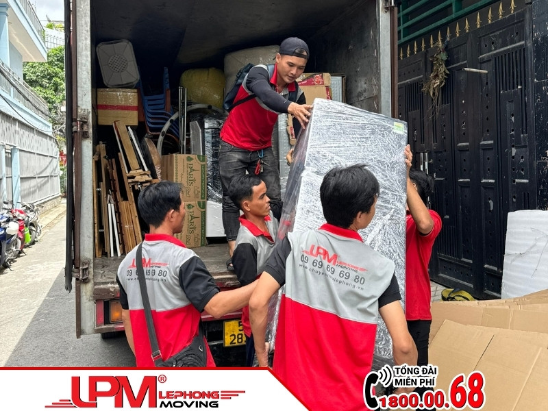 LephongMoving nhận được nhiều phản hồi tốt từ khách hàng
