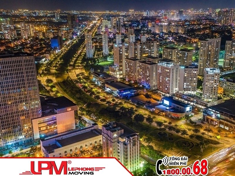 Phạm vi hoạt động của dịch vụ chuyển nhà quận 7 tại LephongMoving