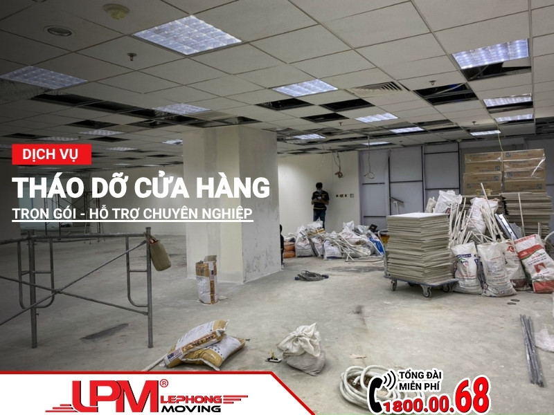 dịch vụ tháo dỡ cửa hàng