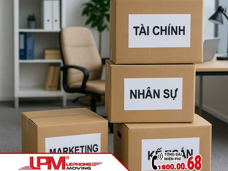 Tầm quan trọng của việc đánh dấu đồ đạc chuyển văn phòng