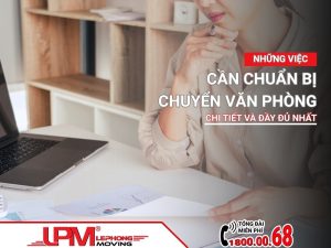 việc cần chuẩn bị chuyển văn phòng