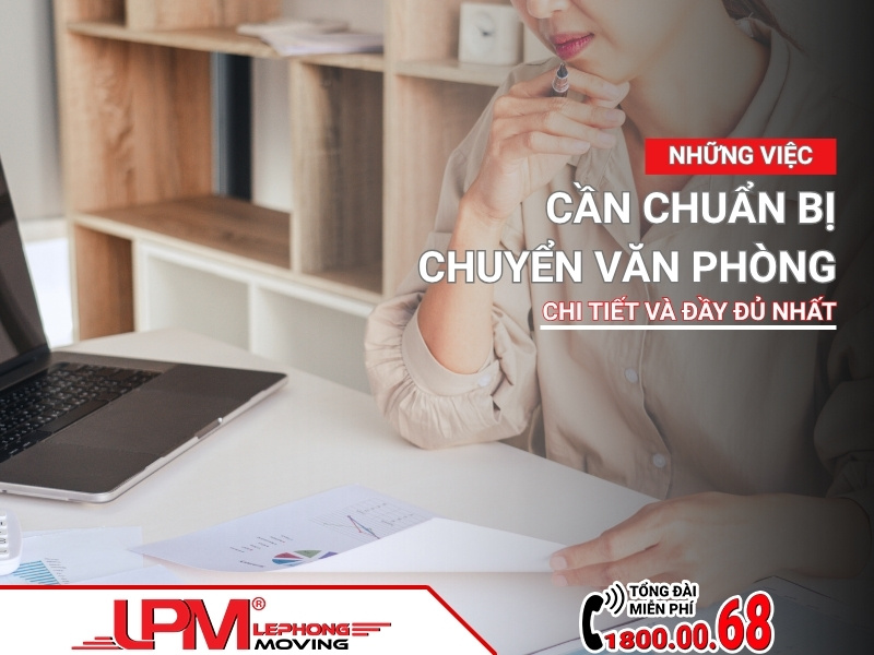 việc cần chuẩn bị chuyển văn phòng