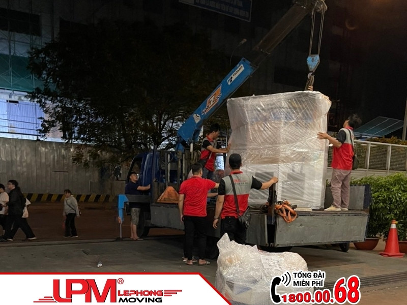 Dịch vụ bốc xếp hàng hóa bằng xe cẩu quận 12