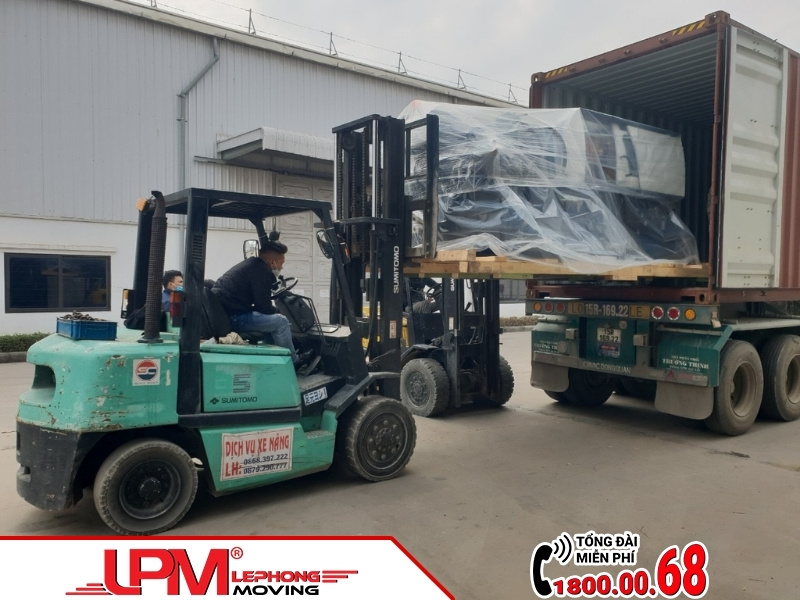 Hình ảnh dự án bốc xếp chuyển kho xưởng tại Dĩ An