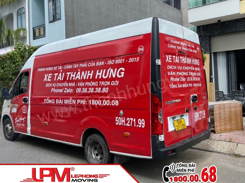 Chuyển kho xưởng tại Taxi Tải Thành Hưng