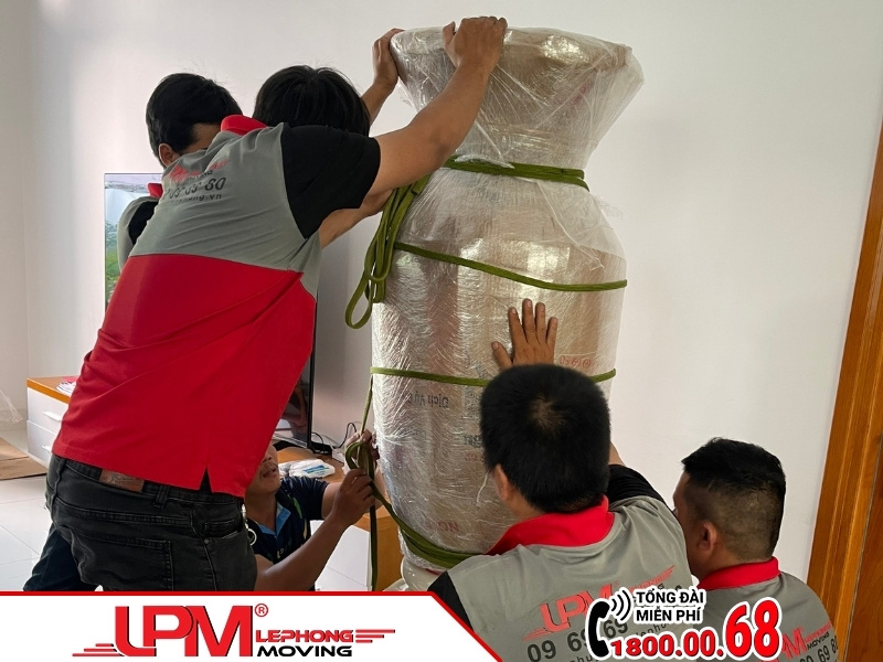 Quy trình thực hiện vận chuyển hàng nặng