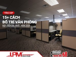 cách bố trí văn phòng