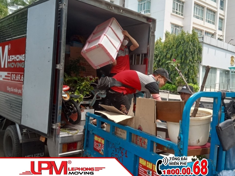 Chuyển nhà căn hộ chung cư ở phường Tân Thuận